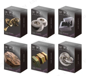 Set of 6 Max Difficulty LEVEL 6 Huzzle Cast Puzzle Hanayama Genuine Japan - Picture 1 of 18