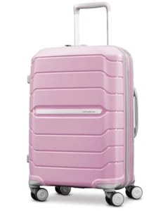 Girls Pink Samsonite Freeform Hardside Expandable Luggage Carry On Spinner - Picture 1 of 12