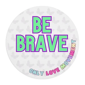 Alfombrilla de ratón OnlyLove Be Brave verde - Imagen 1 de 4