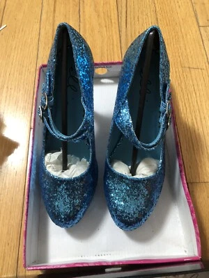 4” Double Strap Glitter Mary Jane Size 8 - Image 1 of 4