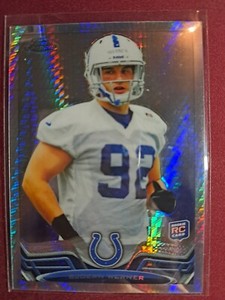 Bjoern Werner /260 PRISM REFRACTOR ROOKIE 2013 Topps Chrome #47 NFL Card