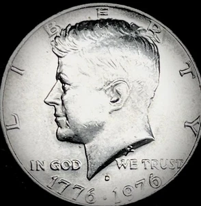 Medio dólar Kennedy 1976-D 50C - Imagen 1 de 2