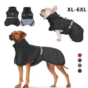 Clothes For Large Dogs Vest Jacket Winter Warm Outdoor Puppy Dog Cat Soft Cloths - Picture 1 of 16