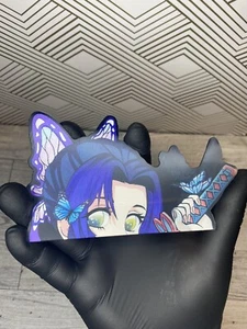 Demon Slayer Shinobu Kocho 3D Lenticular Motion Auto Aufkleber Decal Peeker - Bild 1 von 2