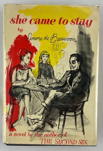 She Came to Stay, Simone de Beauvoir, 1954, 1st Edition Thus, HCDJ - Picture 1 of 18