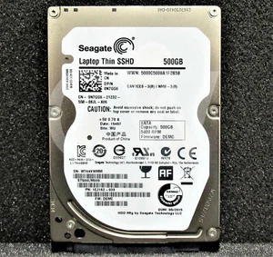 ST500LM000 Seagate 1EJ162 THIN 500GB 5.4KRPM 6Gb/s 2.5"SATA LaptopSSHD HardDrive - Picture 1 of 4
