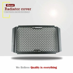 Black Radiator Guard Grille Protector Cover For For YAMAHA 14-19 MT09 Tracer 900 - Bild 1 von 12