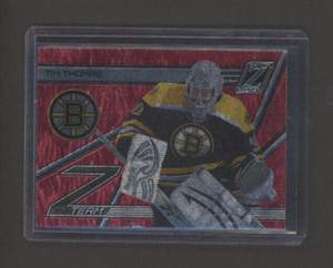 2010-11 Zenith Z-Team Red Hot #4 Tim Thomas