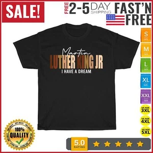 Womens Melanin MLK Martin Luther King Jr. I Have Dream Vintage T Shirt Men Women - Picture 1 of 9
