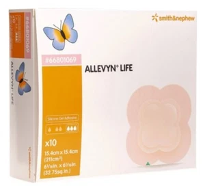 Smith & Nephew 66801069 Allevyn Life Dressing 6 1/16X6 1/16 in. (Pack of 2) - Picture 1 of 1