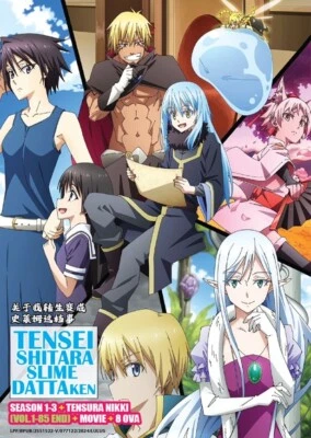 DVD Anime That Time I Got Reincarnated As Slime Season 1-3 (1-85) +Tensura 8 OVA - Image 1 of 4