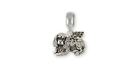 Cavalier King Charles Spaniel Angel Charm Slide Jewelry Sterling Silver Handmade