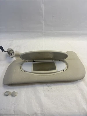 Viseira solar driver Mini Cooper bege LH 2007-2013 com espelho fabricante de equipamento original - Imagem 1 de 4