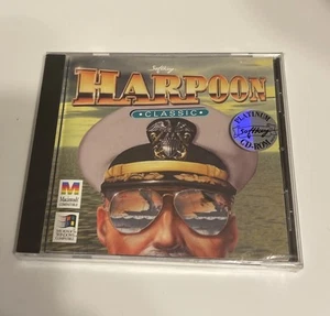 New Harpoon Classic CD-ROM PC & Apple Mac Compatible Computer Video Game Softkey - Picture 1 of 3