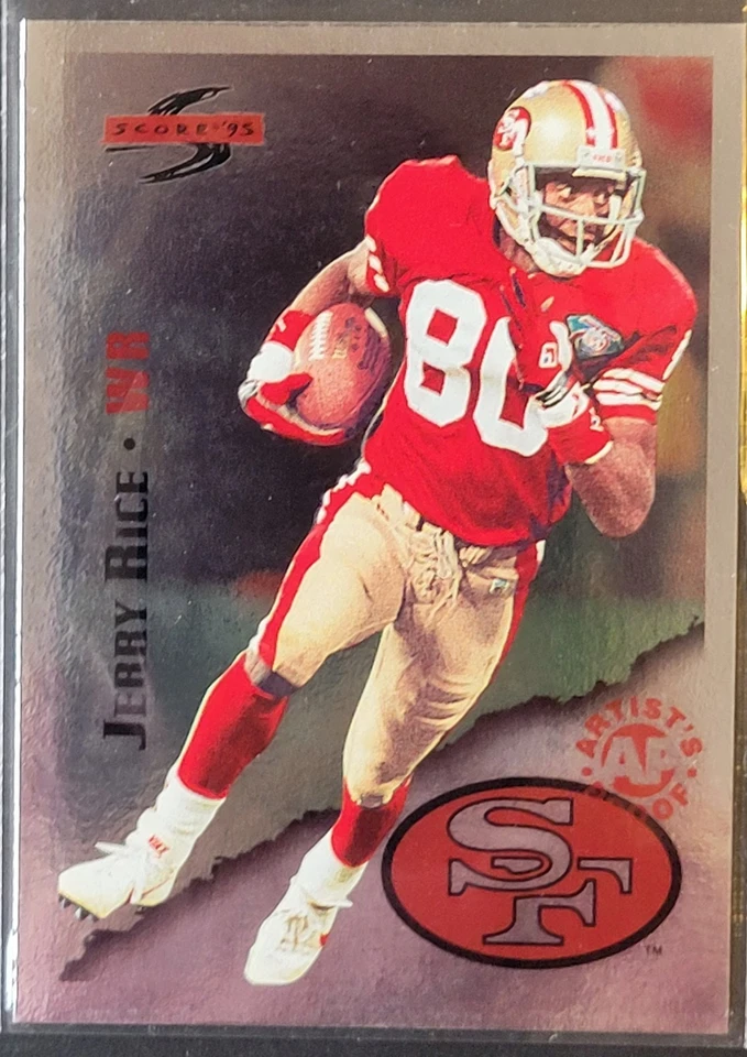 1995 Score Red Siege Artist's Proof Jerry Rice #3 HOF - Image 1 of 1