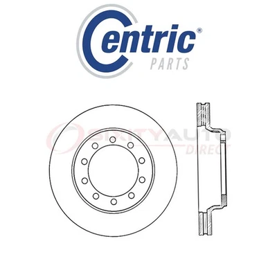 Centric Disc Brake Rotor for 1993-1994 Ford B600 5.9L 6.6L L6 - Kit Set sn - Imagem 1 de 4