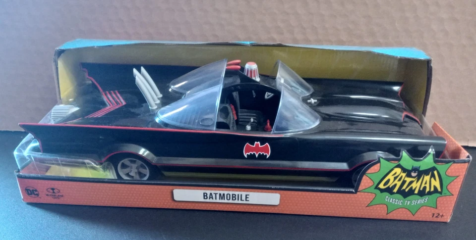 BATMOBILE Batman Retro ‘66 Classic TV Series 15” Car McFarlane DC - Image 1 of 4