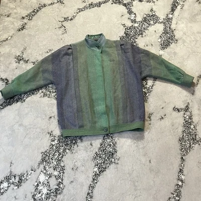 Abrigo Colección AVOCA Mujer Talla M 100% Pura Lana Nueva Botón Multicolor Foto 1 de 4