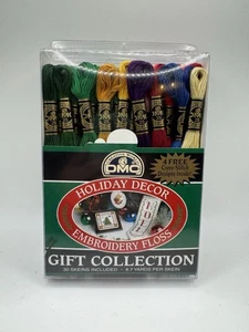 DMC Floss Holiday Decor 30 Skeins 6 Strand Embroidery Gift Collection & 4 Design - Picture 1 of 6