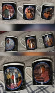 STAR TREK Mug Collection Vintage 1983 Hamilton Collection Set of 8. Spock, Sulu, - Picture 1 of 14