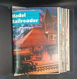 Model Railroader Magazine Complete Year 1969, 12 Issues + Binder + Free Shipping - Picture 1 of 14