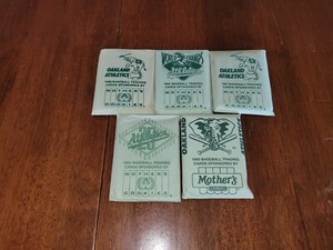Oakland A’s Mother's Cookies Lot 5 Deck 1989 1990 1991 1992 1993