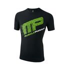 Musclepharm Sportswear Crew Neck Pixel Tee Black (MPTS403) S - T-Shirts