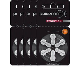 30 x Varta Power One Evolution Hörgerätebatterien 1,4V  P13 5x 6er-Pack PR48