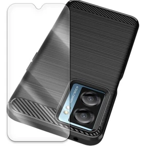 2in1 HD Screen Protector Carbon Fiber Case for OnePlus Nord N300 5G Smart Phones - Picture 1 of 1