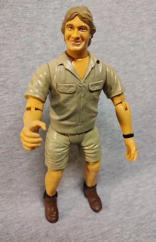 Crikey Steve Irwin Talking Action Figure Doll 9" Crocodile Hunter 2006 Toy Cover