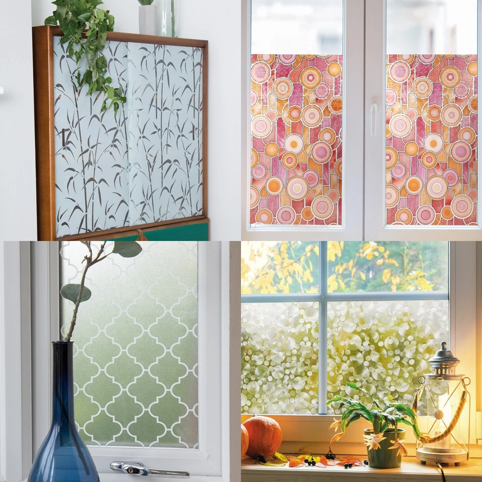 Fensterfolie Sichtschutzfolie Selbsthaftend Glasdekor Folie Fenster blickdicht - Bild 1 von 1