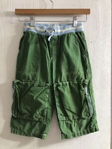 Mini boden cargo Blue & Green Long shorts Sz 9 Boys
