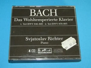 Svjatoslav Richter / Bach: Das Wohltemperierte Klavier (DE 1985) 4 CD-Set - Bild 1 von 9