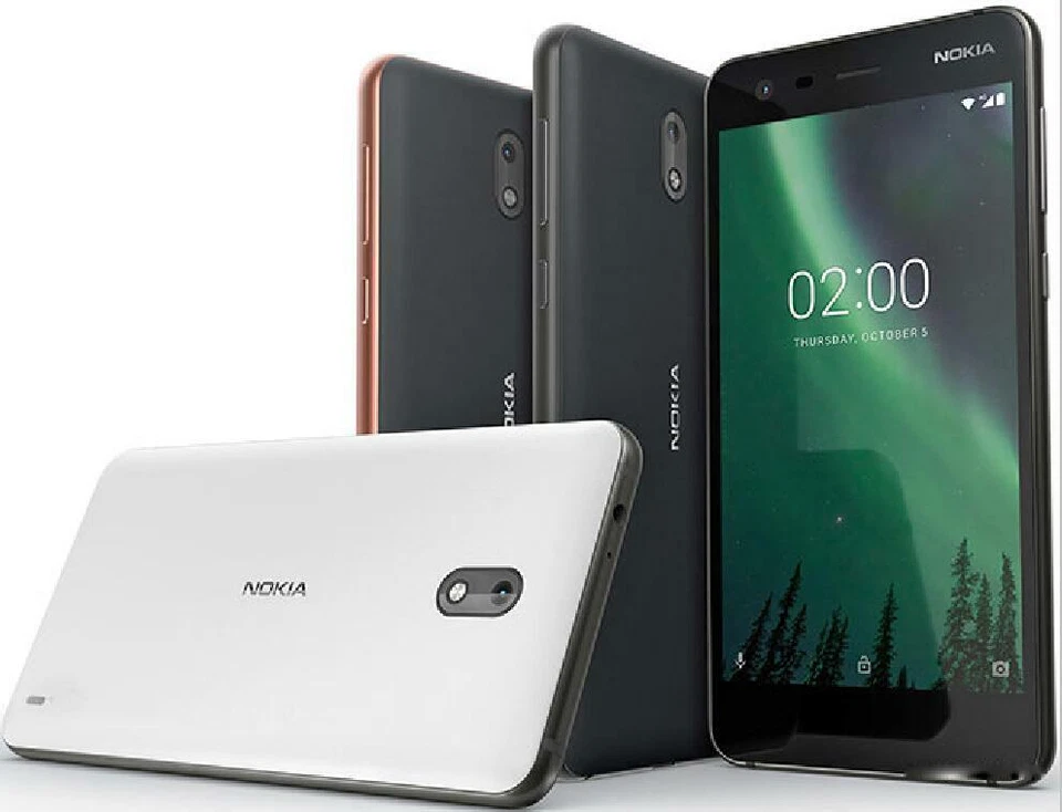 Original Nokia 2 Single / Dual sim 1GB RAM 8GB ROM 4G LTE 8MP Camera Phone - Image 1 of 1