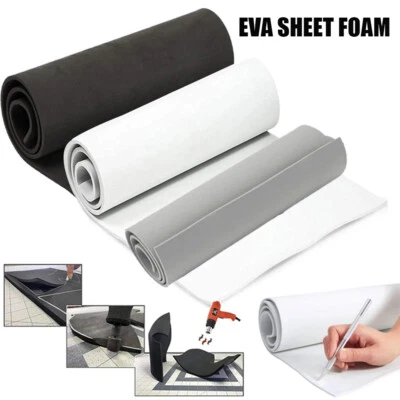 Premimu Cosplay EVA Foam Sheet 1mm to 10mm Thick Black Foam Sheets Roll 35x100cm - Image 1 of 4