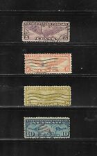 4 Older Used U.S. Air Mail Stamps