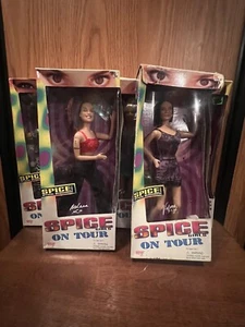 Galoob Spice Girls “On Tour” Dolls Complete Set of 5 1998 New In Box READ - Picture 1 of 21