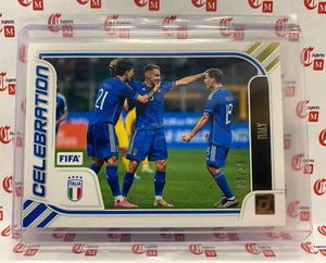 Italy /10 - GOLD SSP - CELEBRATION - 2023-24 Panini Donruss Soccer - Italia #24 - Picture 1 of 2