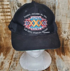 Vintage Super Bowl XXX Snapback Hat NFL Limited Edition Numbered Cowboys Steeler - Picture 1 of 5