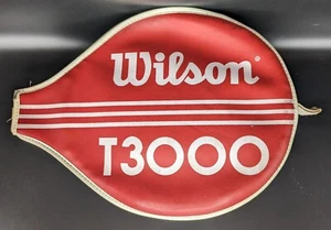 Vintage Wilson T3000 Tennis Racket Cover - Picture 1 of 5