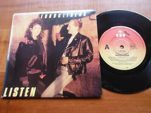 EUROGLIDERS 1988 LISTEN 45 rpm SINGLE 7" VINYL RECORD MINT PROMO CHRISTMAS - Picture 1 of 2