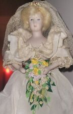 Princess Of Wales  Diana doll Miniature Dollshouse Dress 1981 GB Royal Wedding 