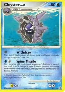 2x (pok-SW-047) Cloyster (U) Pokemon D&P Secret Wonders Karte # 47 - Bild 1 von 1