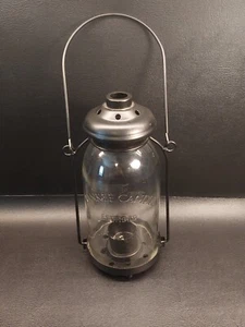 Yankee Candle Hanging/Standing 10” Black Lantern Mason Jar Tea Light Lamp Holder - Picture 1 of 5