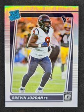 2021 Panini Donruss Optic #288 Brevin Jordan Silver Prizm Texans Rookie RC