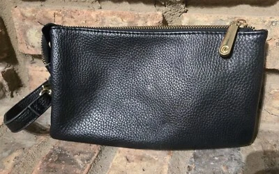 Purse Black Wrist Satchel Wallet On The Go - Image 1 of 4