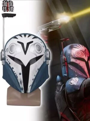 Movie Star Wars Mandalorian Bo-Katan PVC Helmet Wearable Mask Cosplay Prop Gift - Image 1 of 4