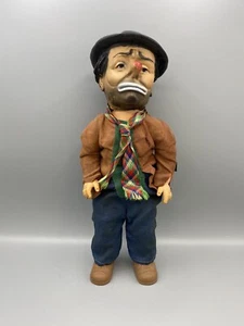 Emmett Kelly Hobo Payaso De Colección Muñeca Willie Baby Barry Toy Co Goma 13 en Defectos - Imagen 1 de 13