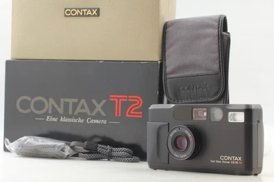 [UNBENUTZT in Box + Hülle] Contax T2 limitierte schwarze analoge... - Bild 1 von 4