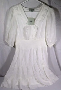 J Gee White Maxi Dress medium - Picture 1 of 4